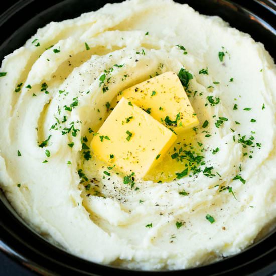 Crock Pot Mashed Potatoes - Recipe photo by dinneratthezoo