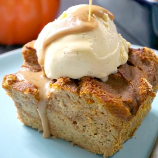 Pumpkin Bread Pudding - Recipe photo by mygorgeousrecipes