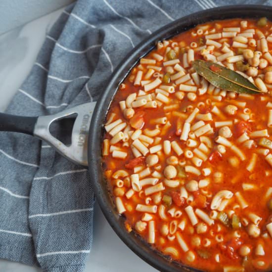 Pasta e ceci - Recipe photo by Simply_Healthy_Vegan