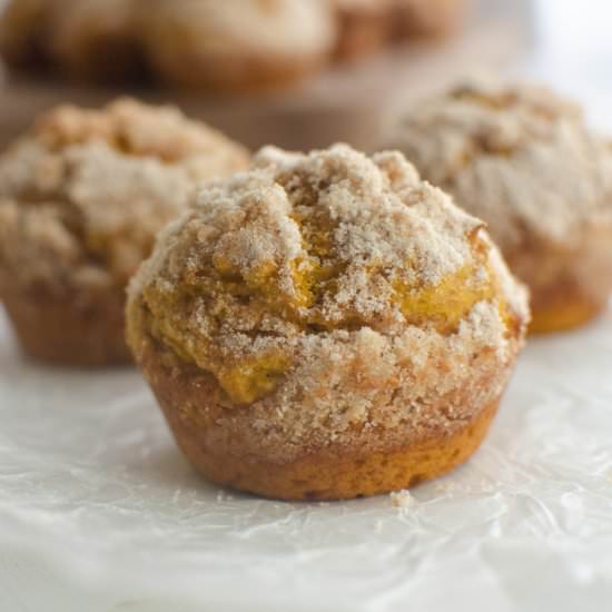 Healthy Pumpkin Muffins - Recipe photo by katemovingforward