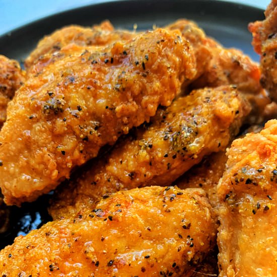 LEMON PEPPER WINGS - Recipe photo by smileyjblog