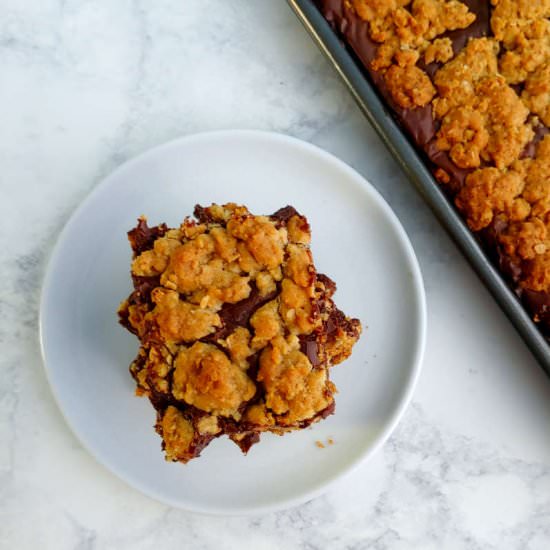 Chocolate Oat Bars - Recipe photo by easyascookies