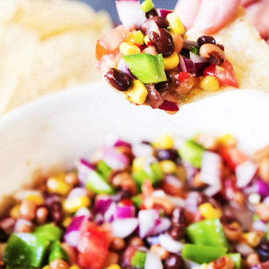 Fresh Spicy Bean Salsa - Recipe photo by pipandebby