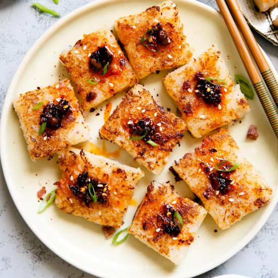 Turnip Cake - Recipe photo by healthynibblesandbits