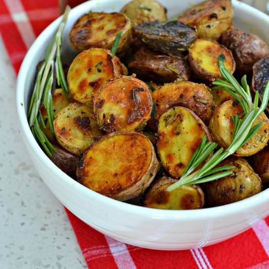 Roasted Rosemary Potatoes - Recipe photo by Small Town Woman