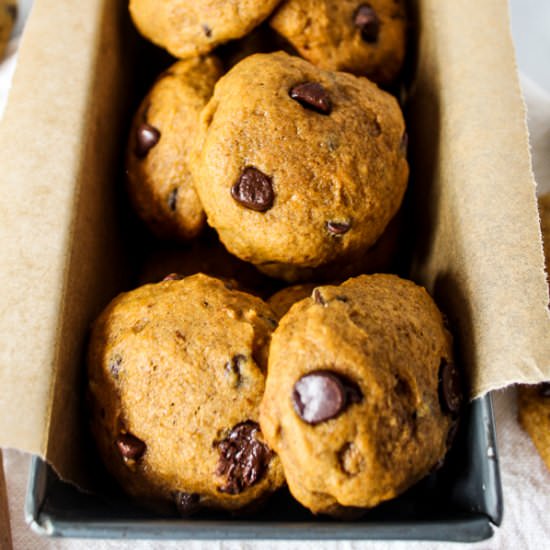 Chocolate Chip Pumpkin Cookies - Recipe photo by parsleyandicing