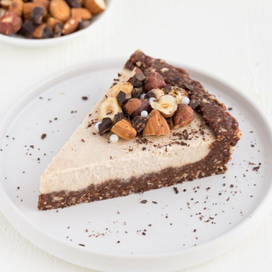 No-Bake Chocolate Almond Cheesecake - Recipe photo by purelykaylie
