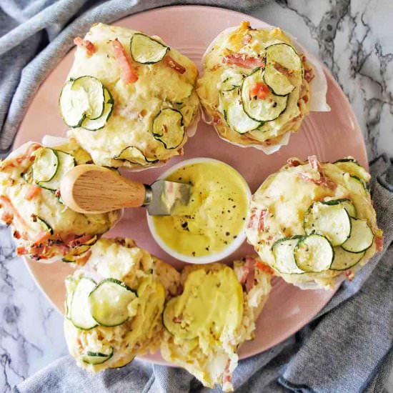 Zucchini and Ham Muffins - Recipe photo by SweetCaramelSunday