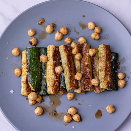 Roasted Zucchini with Balsamic - Recipe photo by smackofflavor