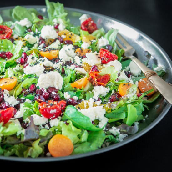 Pomegranate orange salad - Recipe photo by by Andrea Janssen