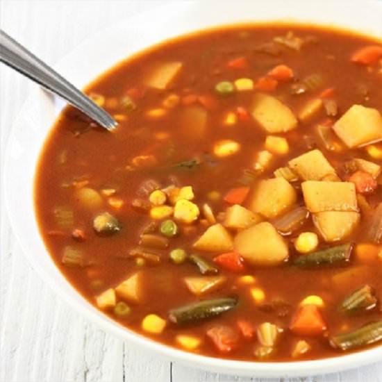 Spicy Tomato Vegetable Soup - Recipe photo by nowcookthis