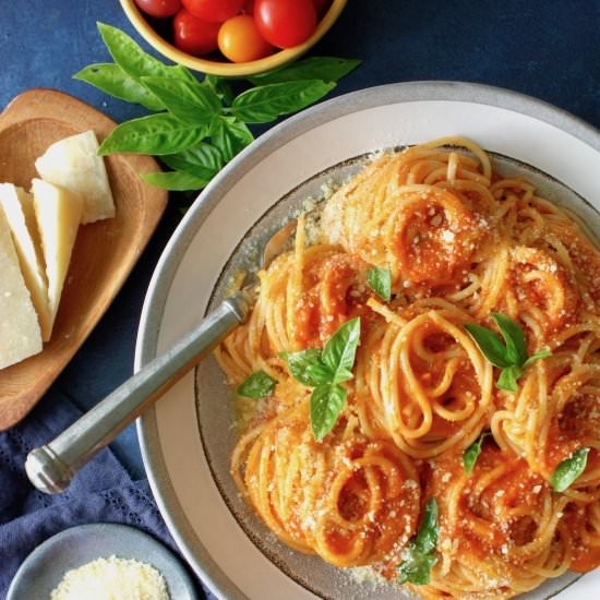 Pasta alla Pomarola - Recipe photo by marilenaskitchen