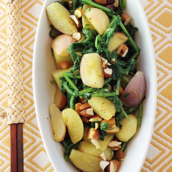 Sauteed radishes with vadouvan - Recipe photo by Food Gal