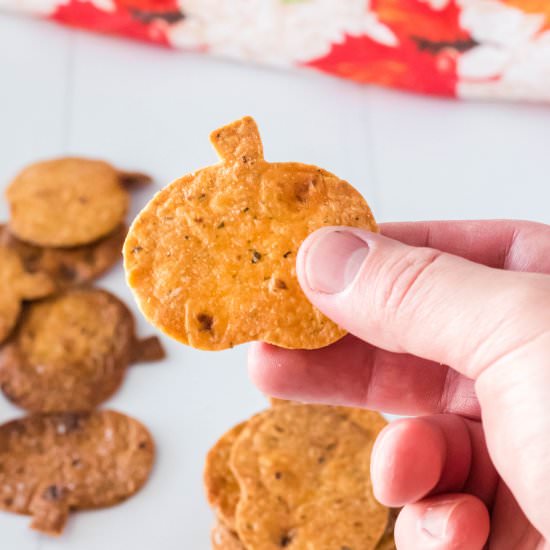 Homemade Pumpkin Tortilla Chips - Recipe photo by brittaniep