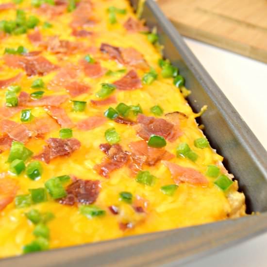 LOW CARB JALAPENO POPPER SHEET PAN - Recipe photo by Stylish Cravings