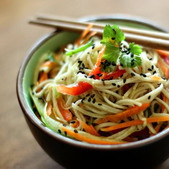 Simple Soba Noodle Salad - Recipe photo by achariya