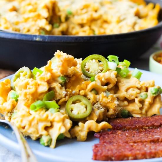 Nut-Free Vegan Mac and Cheese - Recipe photo by upbeetkitchen
