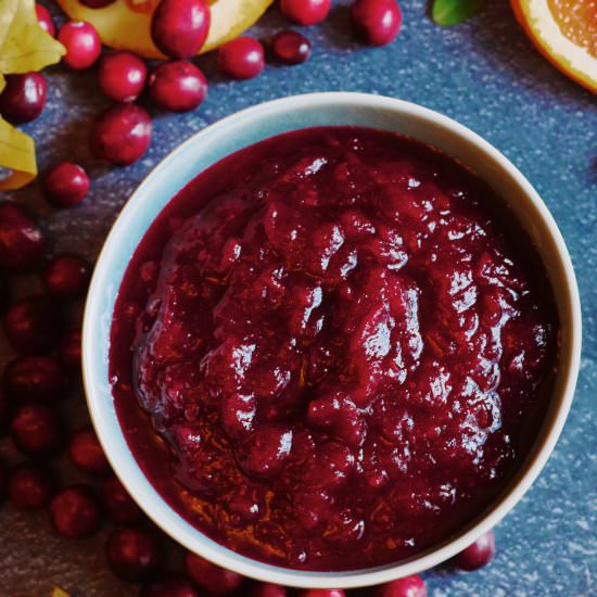 Smoked Cranberry Sauce - Recipe photo by peasantsdaughter