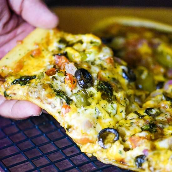 Mexican Taco Pizza - Recipe photo by dudethatcookz