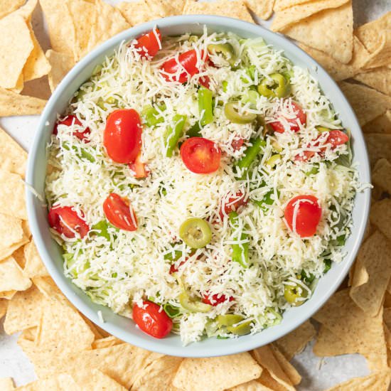 Taco Dip (3 ingredients) - Recipe photo by cheerfulcook
