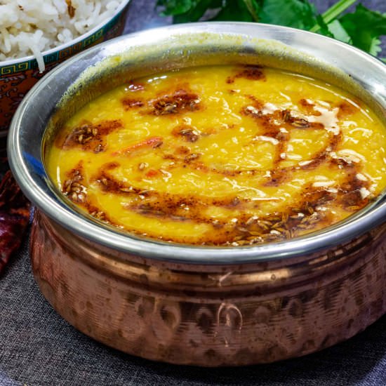 Instant Pot Yellow Moong Dal Tadka - Recipe photo by garimag