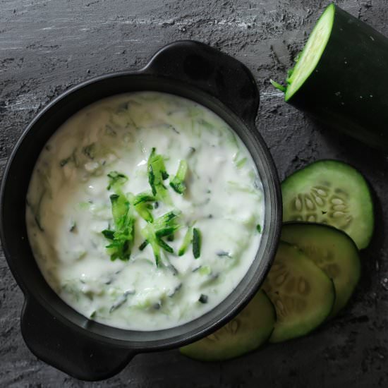 Cucumber Raita - Recipe photo by Mistress Ghee