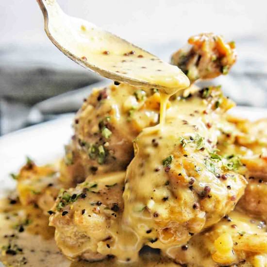 Honey Mustard Chicken Wings - Recipe photo by SweetCaramelSunday
