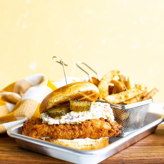 Fried Chicken Sandwiches - Recipe photo by Butter Be Ready