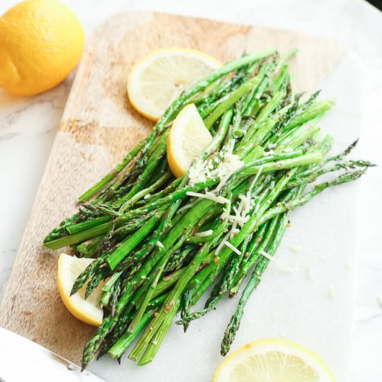 Air Fryer Asparagus - Recipe photo by BlessHerHeartYall