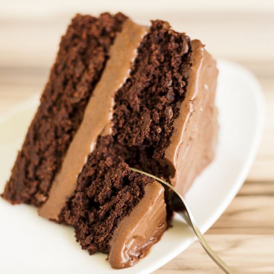 Vegan Chocolate Cake (GF) - Recipe photo by MyPurePlants