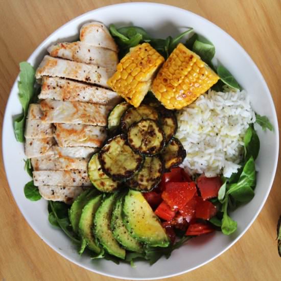 Turkey buddha bowl - Recipe photo by hornoMX