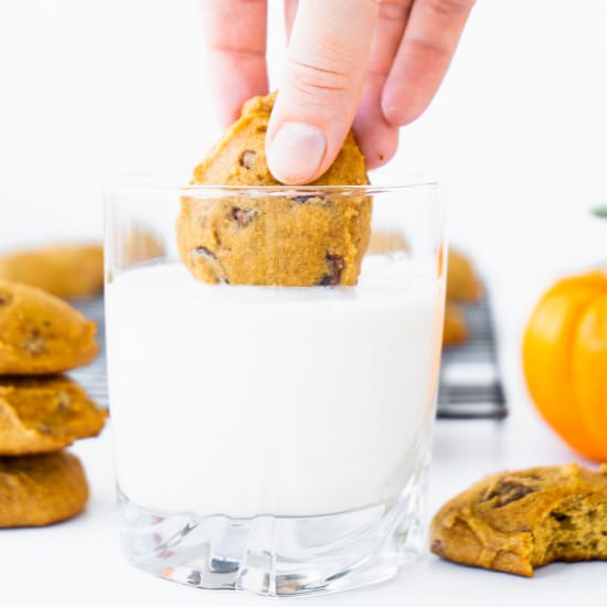 Pumpkin Choco Chip Cookies - Recipe photo by sipandspice