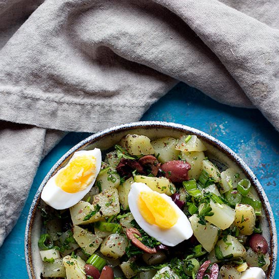 Turkish Homemade Potato Salad - Recipe photo by unicorns in the kitchen