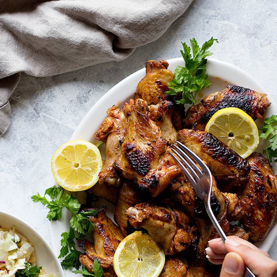 Spicy Grilled Chicken Wings - Recipe photo by unicorns in the kitchen