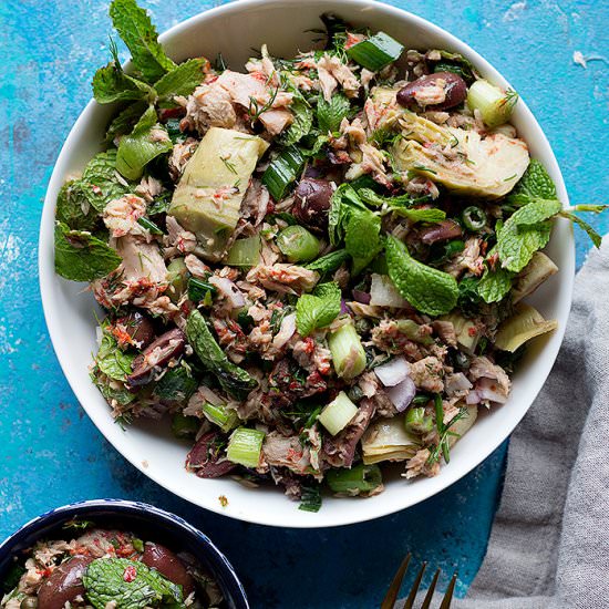 Healthy Mediterranean Tuna Salad - Recipe photo by unicorns in the kitchen