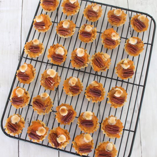 Phyllo Shells Sweet Potato Bites - Recipe photo by MediterraneanLatinLoveAffair
