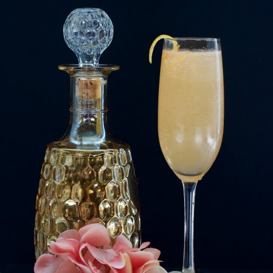 The Pink Hussy 75 - Recipe photo by First Order Gin