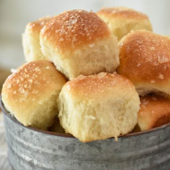 Steakhouse Dinner Rolls - Recipe photo by Encharted Cook