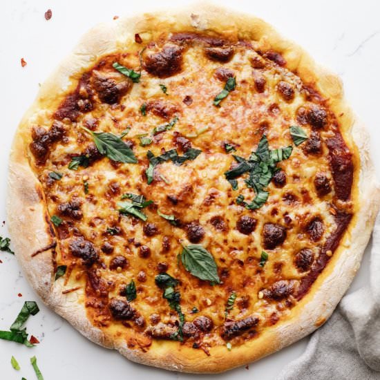 Homemade Cast Iron Skillet Pizza - Recipe photo by asimplepalate