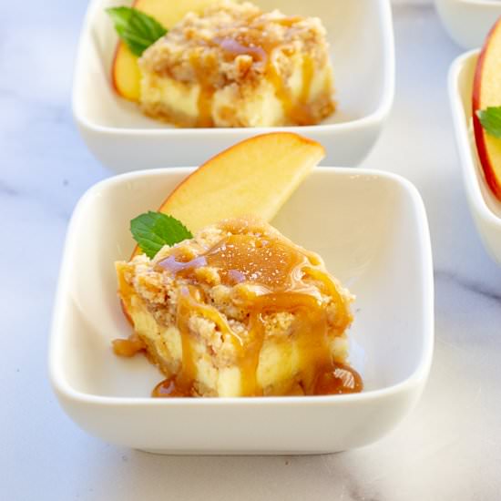 Salted Caramel Apple Bars - Recipe photo by House of Elyn Ryn