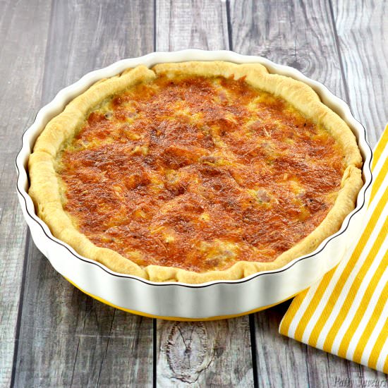 Savory Cheese Tart - Recipe photo by pattysaveurs