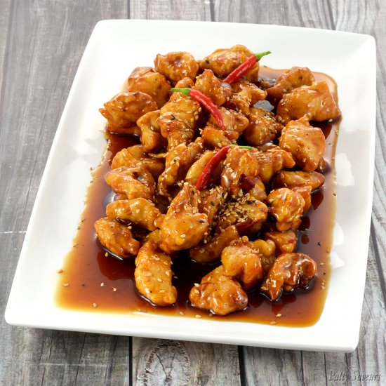 Easy General Tso Chicken - Recipe photo by pattysaveurs