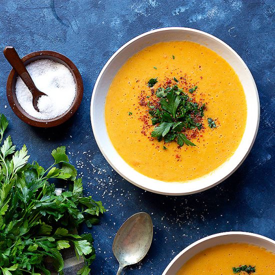 Turkish Red Lentil Soup - Recipe photo by unicorns in the kitchen