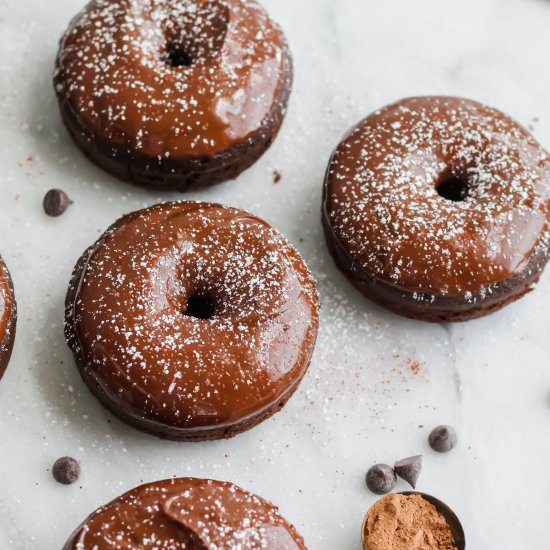 Baked Mexican Mocha Donuts - Recipe photo by ourbalancedbowl