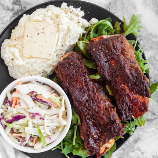 Instant Pot Beef BBQ Ribs - Recipe photo by mealpreponfleek