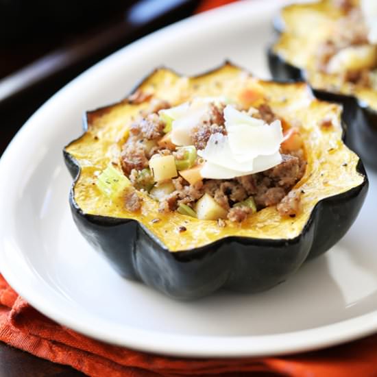 Stuffed Acorn Squash - Recipe photo by bellyfull