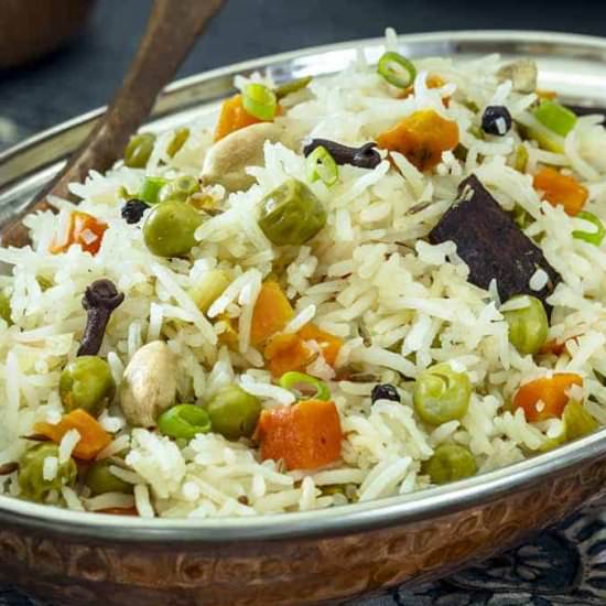 INSTANT POT INDIAN PILAU - Recipe photo by twosleeevers
