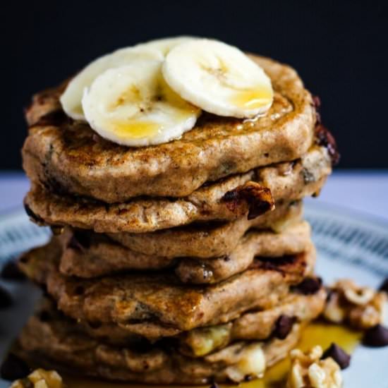 Vegan Whole Wheat Pancakes - Recipe photo by keepingthepeas