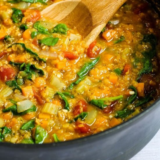 Italian Lentil Soup - Recipe photo by keepingthepeas