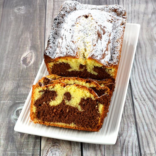 Chocolate Marble Pound Cake - Recipe photo by pattysaveurs